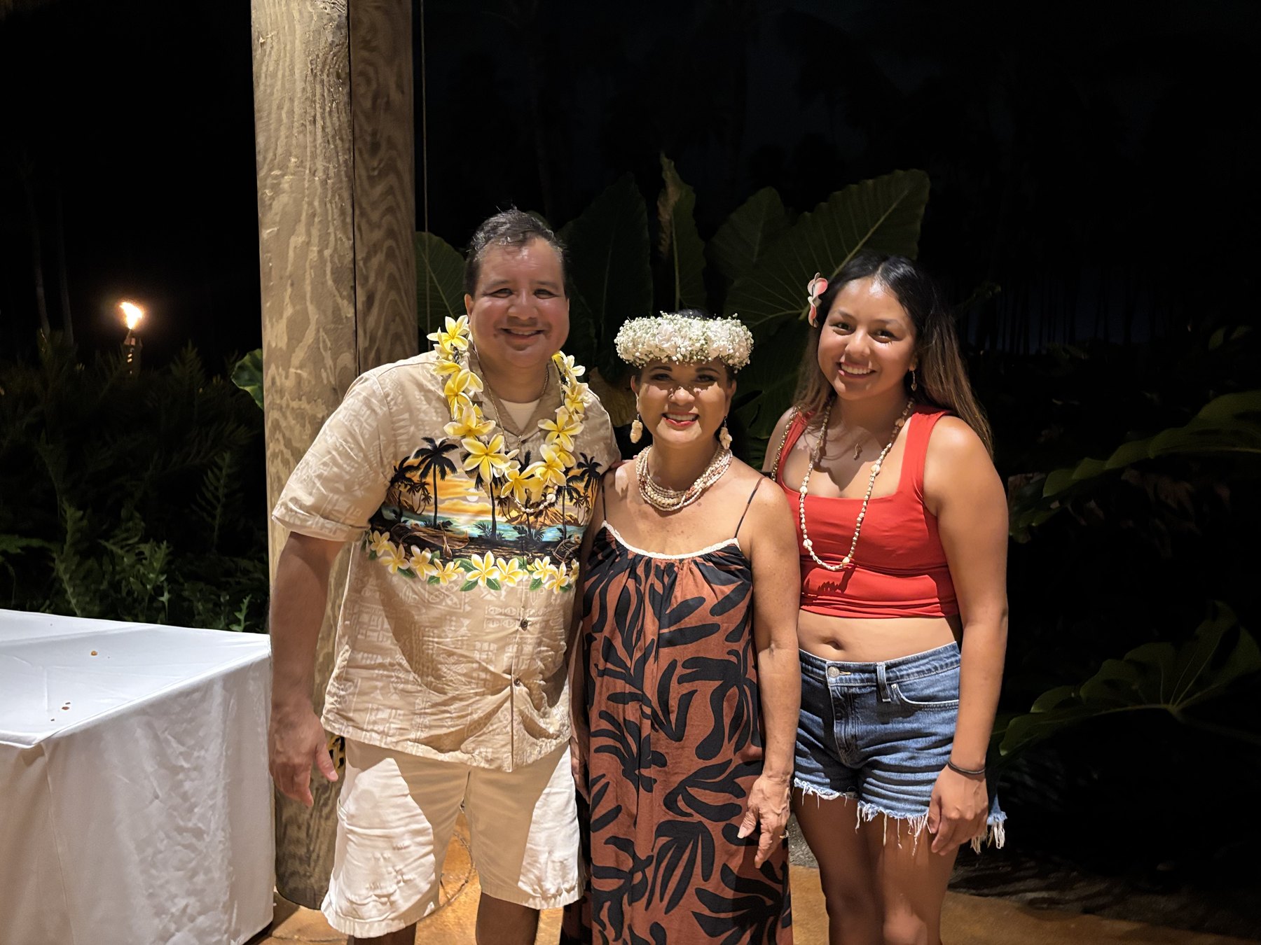 Family and friends outdoor event